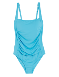 Tummy Control Padded Square Neck Swimsuit