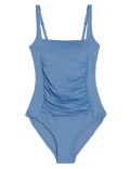 Tummy Control Padded Square Neck Swimsuit
