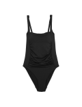 Tummy Control Padded Square Neck Swimsuit