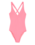 Padded Tie Back Plunge Swimsuit