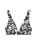 Printed Padded Plunge Bikini Top