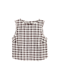 Linen Rich Gingham Vest Top