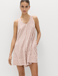 Linen Rich Volume Playsuit