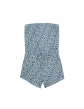Jersey Printed Drawstring Playsuit