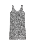 Jersey Printed Knee Length Slip Dress