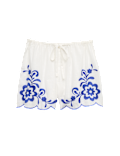 Pure Cotton Embroidered Beach Shorts