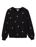 Pure Cotton Embroidered Sweatshirt