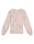 Pure Cotton Floral Embroidered Sweatshirt