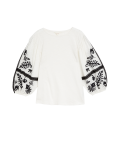 Pure Cotton Embroidered Top