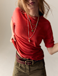 Modal Rich Oversized T-Shirt