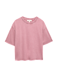 Pure Cotton Short Sleeve Boxy T-Shirt