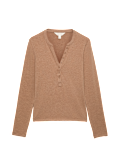 Henley Top With Wool