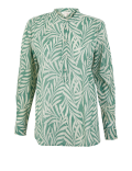 Pure Cotton Printed High Neck Blouse