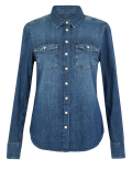 Pure Cotton Button Detail Long Sleeve Shirt