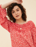 Floral Embroidered Blouse