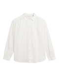 Pure Cotton Striped Oversized Shirt