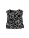 Embroidered Metallic Cami Top