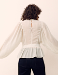 Lace Yoke Blouse