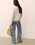 Textured V-Neck Blouse