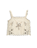 Pure Cotton Embroidered Floral Cami Top