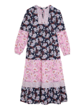 Pure Cotton Floral Maxi Tiered Dress