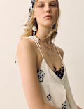 Pure Cotton Printed Strappy Jumpsuit