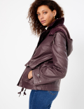 Cropped Swing Wax Jacket