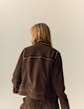 STUD SUEDE JKT
