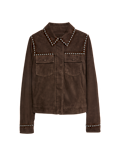 STUD SUEDE JKT