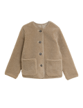 Faux Shearling Textured Reversible Jacket