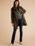 Boat Neck Long Sleeve Jumper with Wool