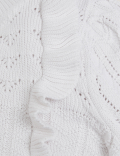 Crew Neck Frill Detail Jumper