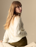Cable Knit Neck Jumper