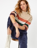 Striped Turtle Neck Jumper