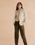 Pure Linen Single Breasted Blazer