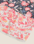 Floral Tiered Midaxi A-Line Skirt