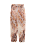 Sheer Paisley Balloon Trousers