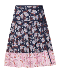 Pure Cotton Floral Tie Wrap Midi Skirt
