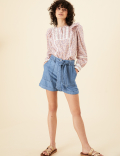 Denim High Waisted Shorts