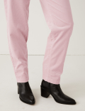 Corduroy Tapered Ankle Grazer Trousers