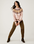 Corduroy Tapered Ankle Grazer Trousers