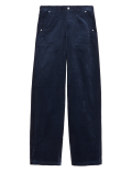 Corduroy Wide Leg Trousers