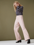 Denim Wide Leg Trousers