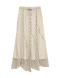 Checked Maxi A-Line skirt
