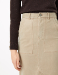 Denim Midi Skirt