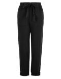 Pure Cotton Tapered Ankle Grazer Trousers