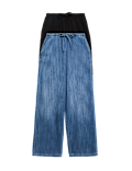 2 Pack Denim Pull On Wide Leg Jeans