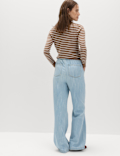 2 Pack Denim Pull On Wide Leg Jeans