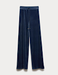High Waisted Wide Leg Joggers