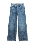 High Waisted Embellished Wide Leg Jeans